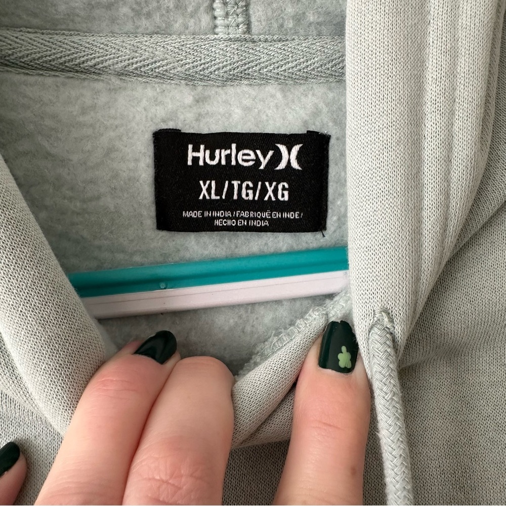 NWOT Men’s Hurley Green Hoodie - Picture 2 of 5